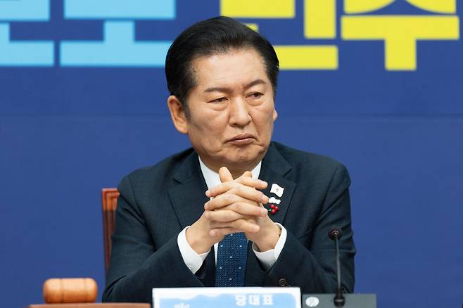 더불어민주당 정청래 대표. 뉴스1