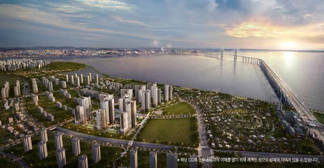 영종국제도시 신일 비아프 크레스트 항공조감도