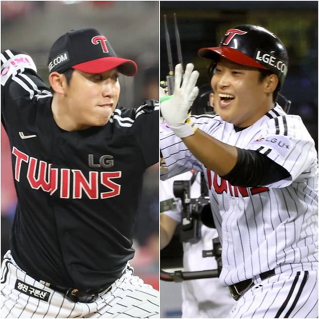 LG 박명근과 박관우. IS 포토