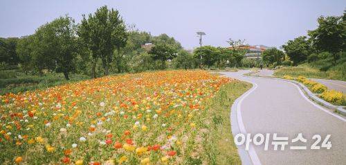 5월의 오산천 모습. [사진=오산시]
