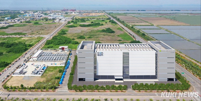 충남 당진 석문국가산단에 데이터센터 증설에 참여하는 (주)지엔씨에너지. 지엔씨에너지&nbsp;