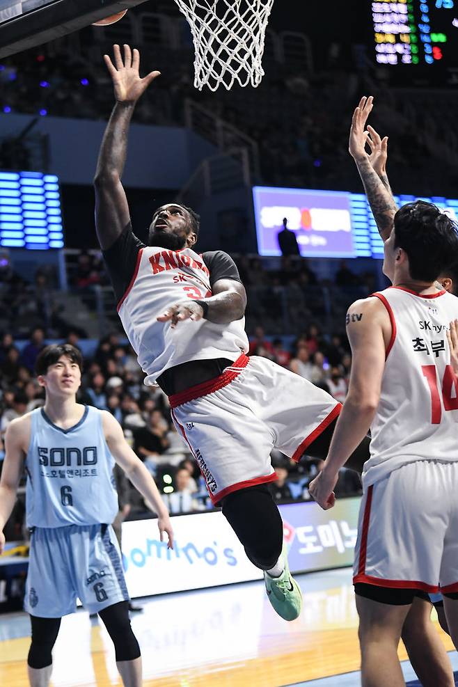 [서울=뉴시스] 프로농구 서울 SK 자밀 워니. (사진=KBL 제공) *재판매 및 DB 금지