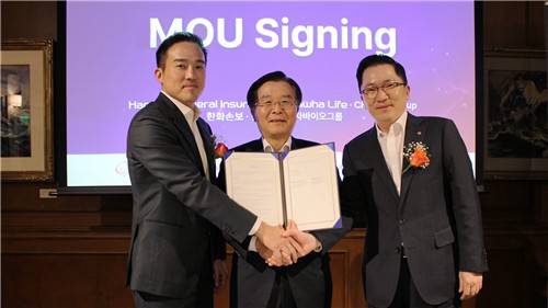 차바이오그룹-한화손보·한화생명, 헬스케어-보험 융합 MOU 체결 [차바이오그룹 제공. 재판매 및 DB 금지]