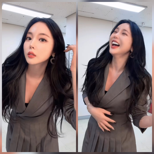 홍진영이 SNS에 공개한 근황 영상이 ‘확 달라진 비주얼’이라는 반응을 불러일으키며 온라인을 뜨겁게 달궜다. 사진=홍진영 SNS