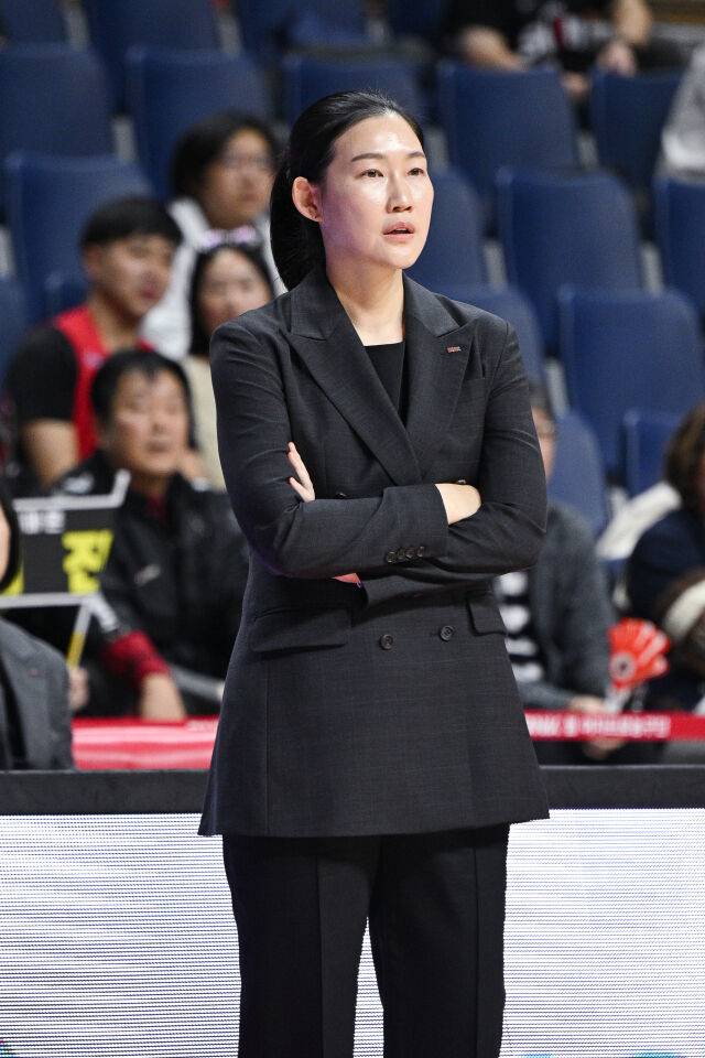 박정은 감독./WKBL