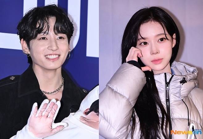 방탄소년단 정국(왼쪽)과 에스파 윈터 / 사진=뉴스엔DB