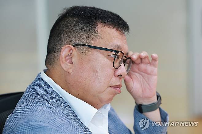 연합뉴스와 [삶] 인터뷰 중인 전인범 전(前) 특전사령관 [신현우 기자 촬영]