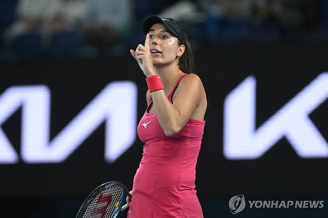 2024년 1월 호주오픈 출전 당시의 도댕.  [EPA=연합뉴스]