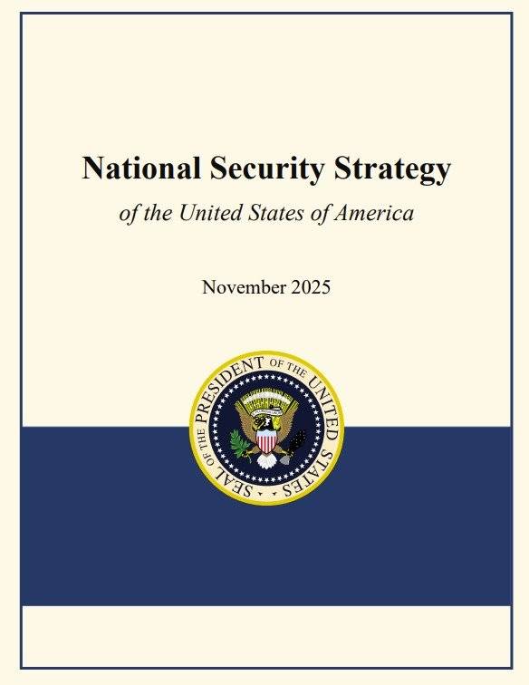 미국 백악관이 5일(현지시간) 공개한 국가안보전략(NSS) 자료.