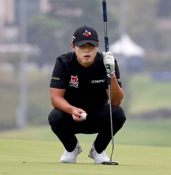미국프로골프(PGA) 투어 진출을 위한 관문인 퀄리파잉 토너먼트 2025년 '큐스쿨(Q-스쿨)' 2차전에 출전한 배용준 프로. 사진제공=KPGA (사진을 무단으로 사용하지 마십시오.)