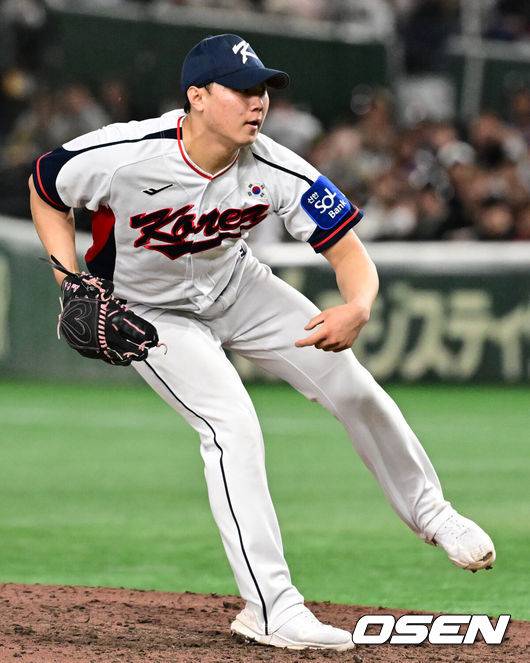 [OSEN=조은정 기자] 한국 야구 대표팀 배찬승. 2025.11.16 /cej@osen.co.kr