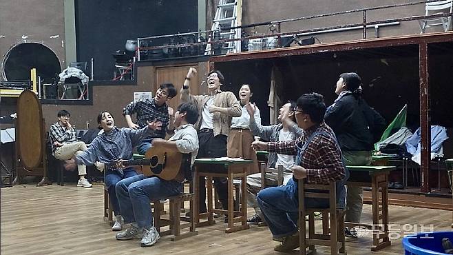 가창의예술연구회 창작뮤지컬 '시민군 윤상원-님을 위한 행진곡' 연습 현장