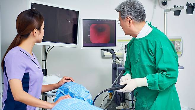 내시경 검사는 미세 병변까지 발견할 수 있는 유일한 검사다｜출처: 클립아트코리아