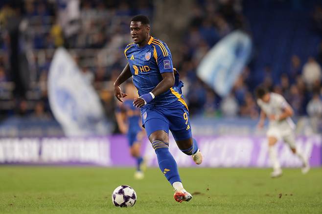 울산문수축구경기장/ 2025-2026 AFC 챔피언스리그 엘리트/ ACLE/ 리그스테이지 3차전/ 울산HDFC vs 산프레체 히로시마/ 울산 말컹/ 사진 김정수