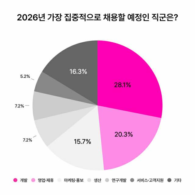 집중 채용 직군