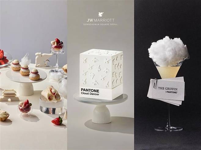 JW 메리어트 동대문 스퀘어 서울은 팬톤(Pantone)이 ‘2026 올해의 컬러’인 클리우드 댄서(Cloud Dancer)를 국내에서 가장 먼저 경험할 수 있는 미식 컬렉션을 선보인다.