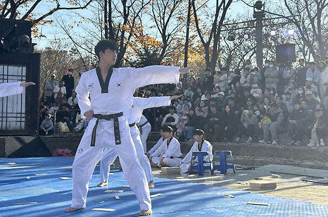 위대한 태권도 한국민속촌 시범. 사진=태권도진흥재단