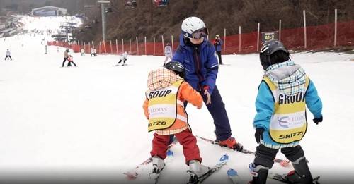 2023년 12월 한국스키장경영협회 스키캠프 행사 모습 [연합뉴스 자료사진]