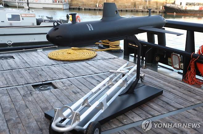 '대서양의 수호자' 프로그램의 하나인 무인 수중 글라이더 'SG-1 패덤' [로이터 연합뉴스 자료사진 재판매 및 DB 금지]