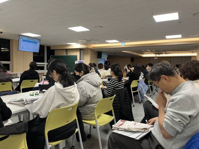 차상로 송원학원 진학실장이 지난 9일 대구 송원학원에서 열린