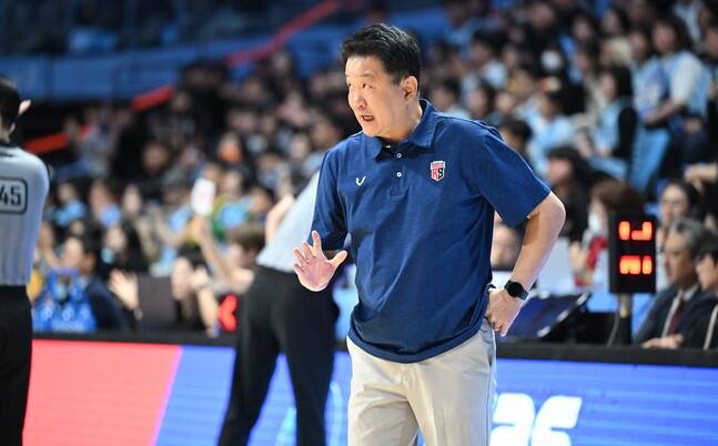 유도훈 안양 정관장 감독. 한국농구연맹 제공