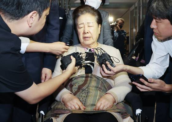 지난 9월 특검 조사를 받은 한학자 통일교 총재. 연합뉴스