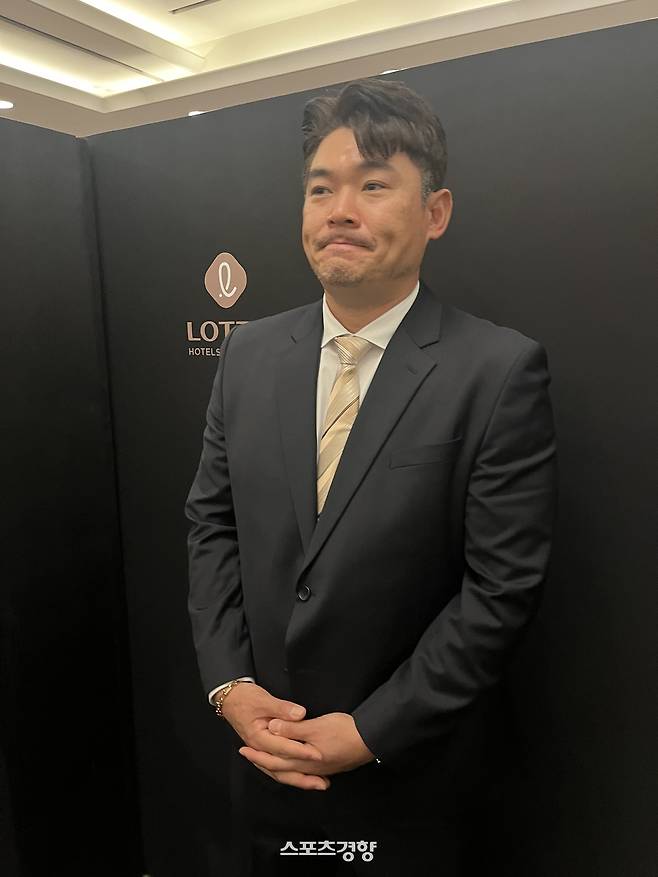 골든글러브 시상식에 참가한 SSG 노경은. 김하진 기자