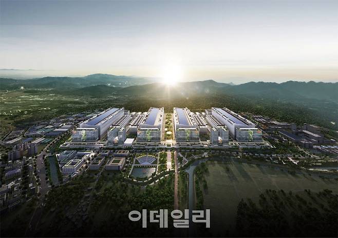 SK하이닉스 용인 반도체 클러스터 조감도 (사진=SK하이닉스)