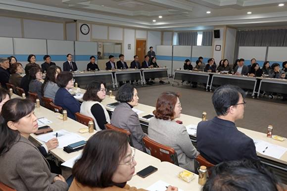 대구 북구청의 떡볶이 축제 보고회가 열리고 있다 [사진=북구청]