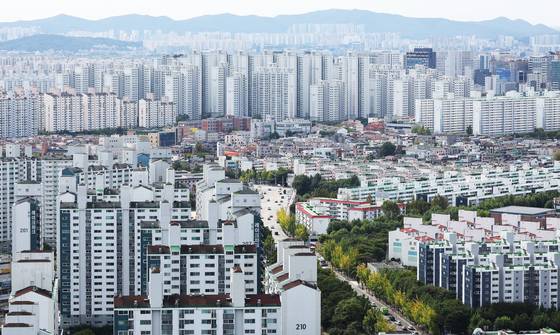 경기도 수원시 영통구 일대 아파트 단지 모습. 연합뉴스
