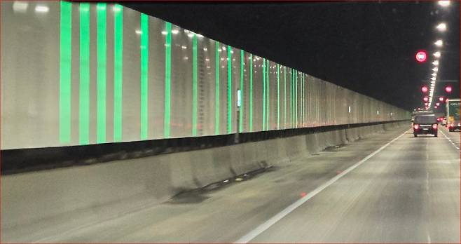 호주 시드니의 지하고속도로인 웨스트커넥스 내부 모습. 시드니=강갑생 기자