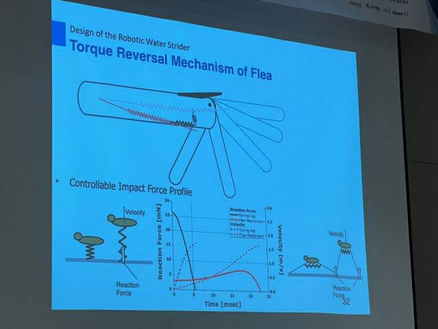 고제성 아주대학교 기계공학과 교수가 11일 제주 부영호텔&리조트에서 열린 국방로봇학회 학술대회에서 '기계적 지능을 기반으로 한 생체 영감 마이크로 로봇'을 주제로 발표하고 있다. (사진=지디넷코리아 신영빈 기자)