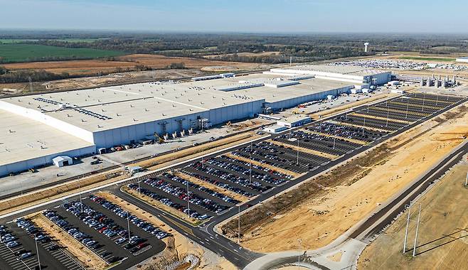 미국 블루오벌에스케이(SK) 테네시 공장 전경. SK온 제공