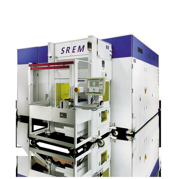 이솔이 개발한 EUV  포토마스크 결함 검증 장비 SREM. 이솔 제공