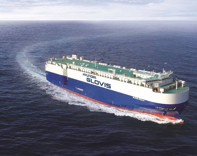 7400대적 자동차운반선(PCTC) 현대글로비스 스텔라호. 현대글로비스 제공