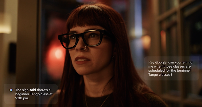 구글 스마트 안경 [구글 블로그 갈무리]