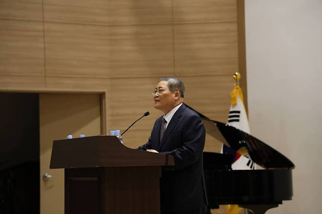 설교하는 새에덴교회 소강석 목사. 사진 새에덴교회