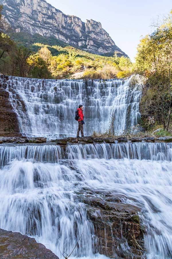 도화곡 구련폭포.