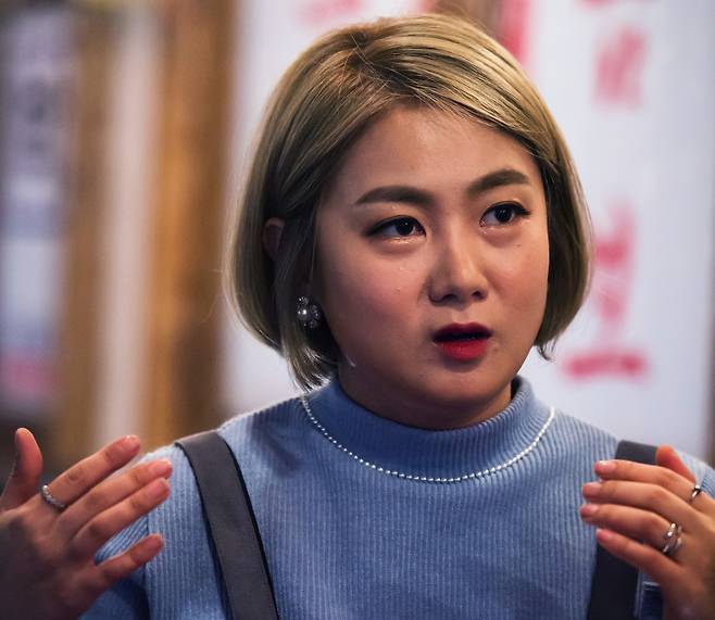 방송인 박나래가  ‘스포츠경향’과 만나 인터뷰를 하고 있다./이선명 기자 57km@kyunghyang.com