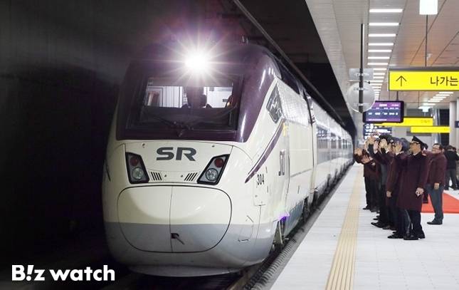 SR이 운영하는 고속철도차량 SRT./사진=SR