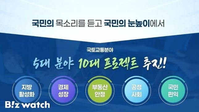 국토교통부 업무보고/자료=국토교통부