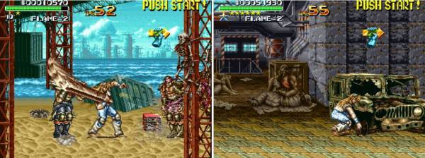 거대한 철기둥을 휘두르는 그녀.. 그리고 거대한 차도 집어 던집니다