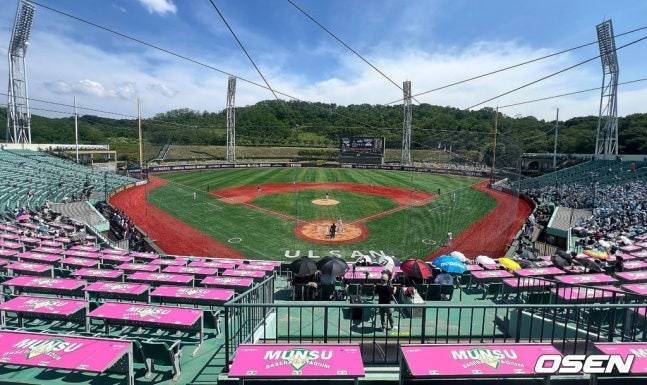 울산 문수야구장 전경.