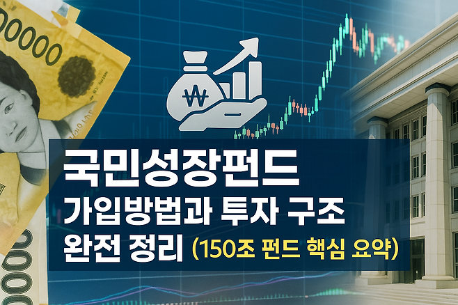 국민성장펀드 가입방법과 투자 구조 완전 정리 150조 펀드 핵심 요약