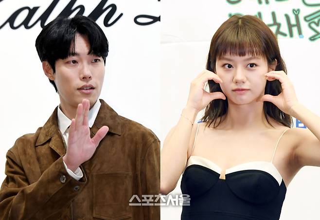 류준열(왼쪽)과 혜리. 사진 | 스포츠서울DB