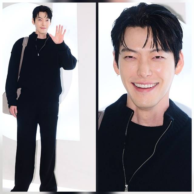 배우 김우빈은 12일 오전 서울 송파구 롯데 에비뉴엘 잠실에서 열린 한 프리미엄 라이프스타일 브랜드 행사에 참석해 취재진 앞에 섰다.  사진=김영구 기자