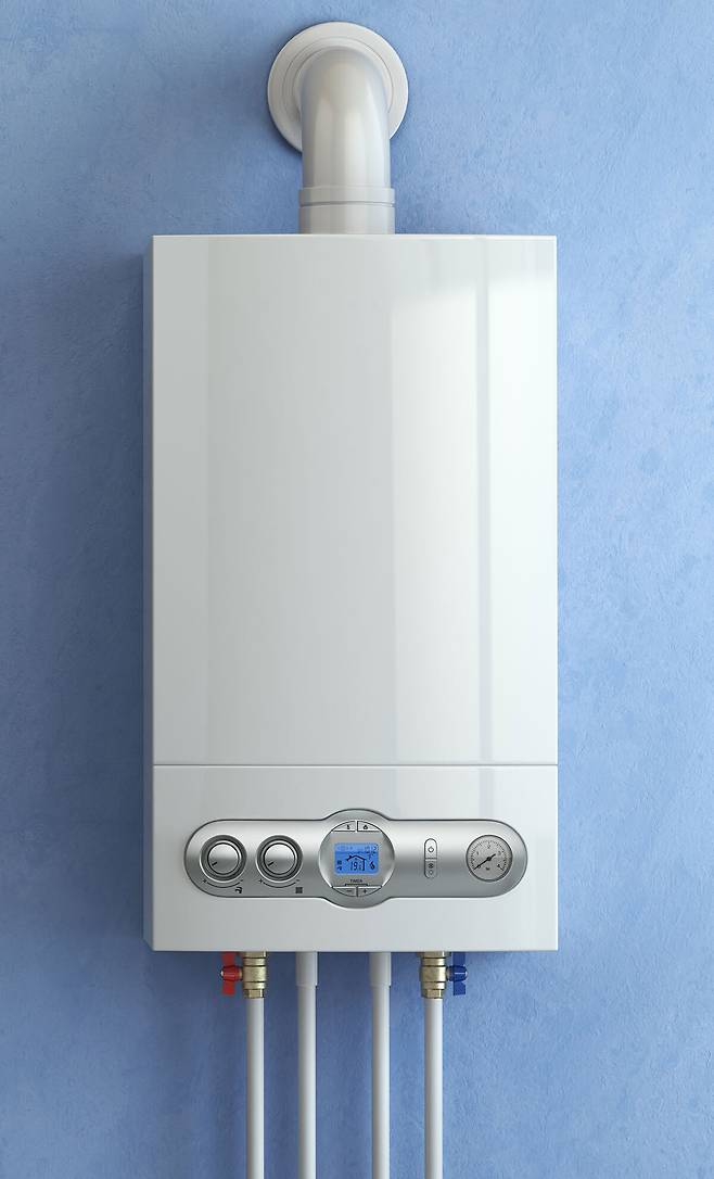 가정 난방에 사용되는 보일러. 클립아트코리아