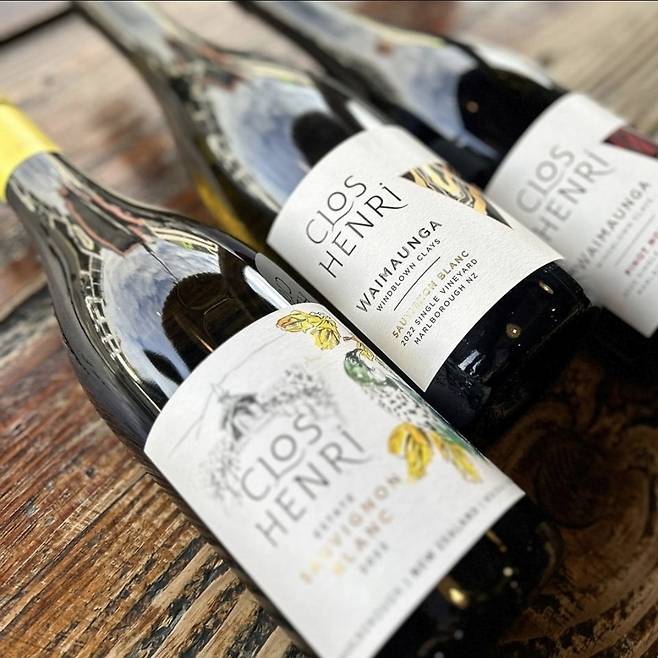 끌로 앙리 와인. 인스타그램