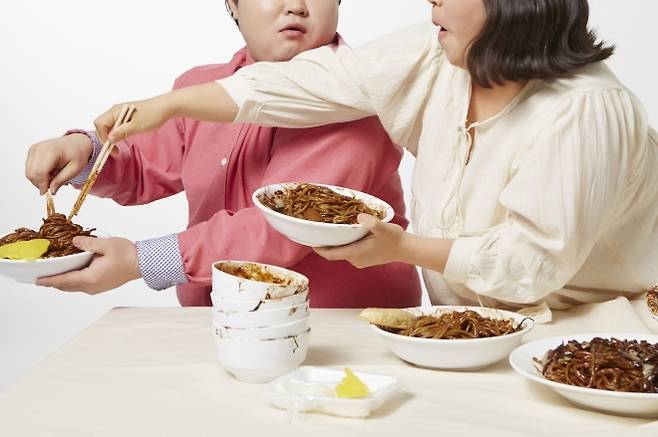 비만 자료 이미지. 아이클릭아트