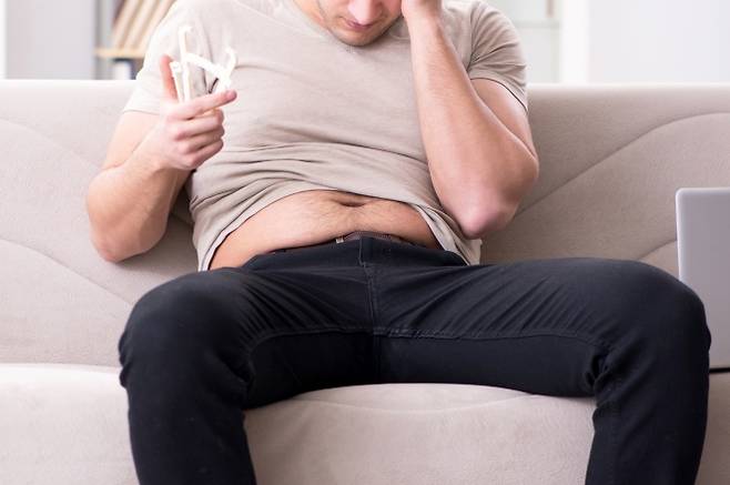 비만 자료 이미지. 아이클릭아트